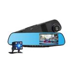 آینه مانیتور دو دوربین Dvr دار برند آراکس مدل M3