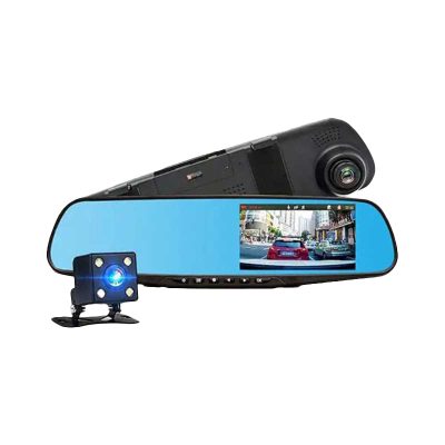 آینه مانیتور دو دوربین Dvr دار برند آراکس مدل M3